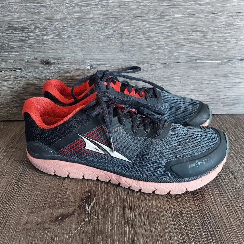 Altra Provision 4 Womens Coral Gray Black Running Shoes ALOA4QTQ009 Size 10